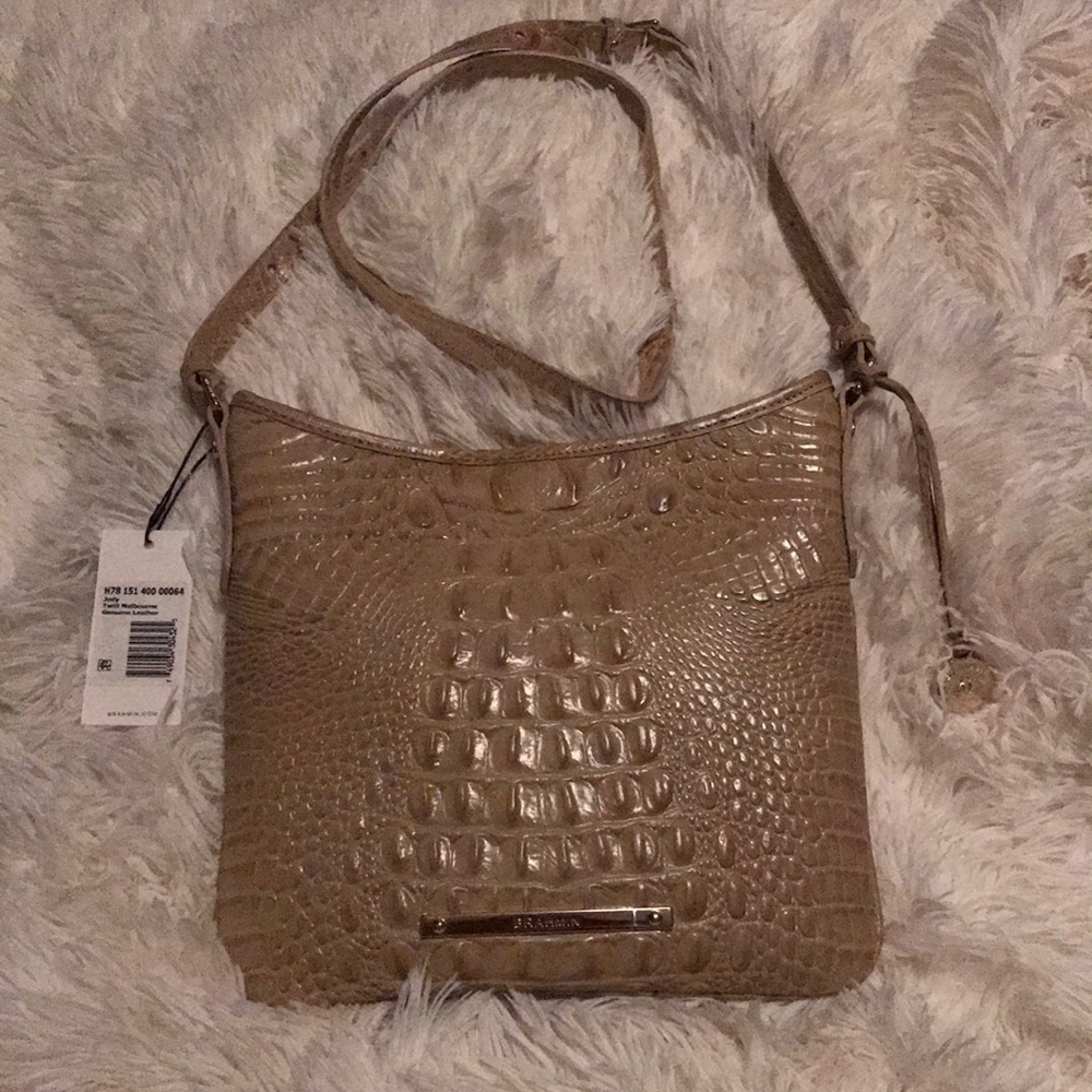 Brahmin Jody Twill Melbourne Genuine Leather